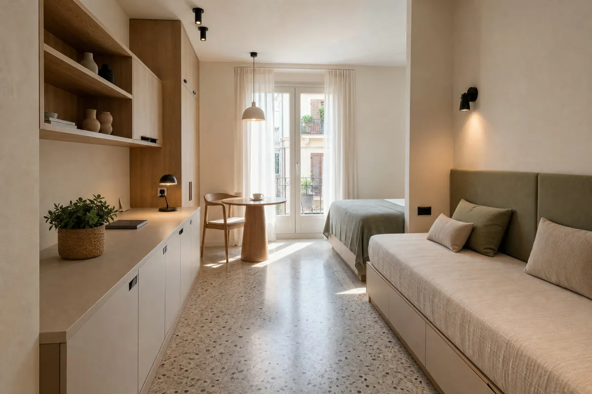 Visualización orientativa de muebles a medida para restaurantes en Benicàssim